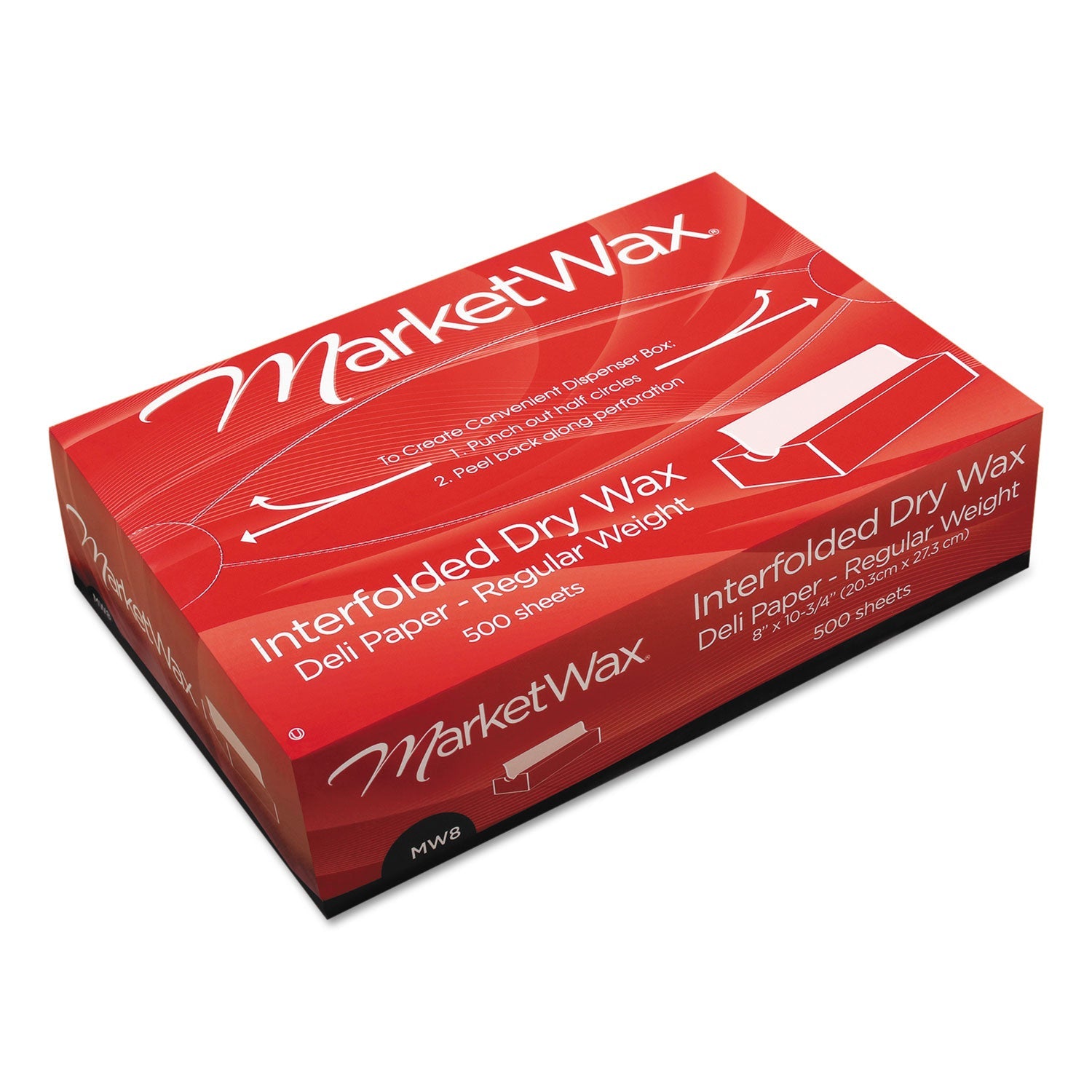 Marketwax Interfolded Dry Wax Deli Paper | 12 Bx