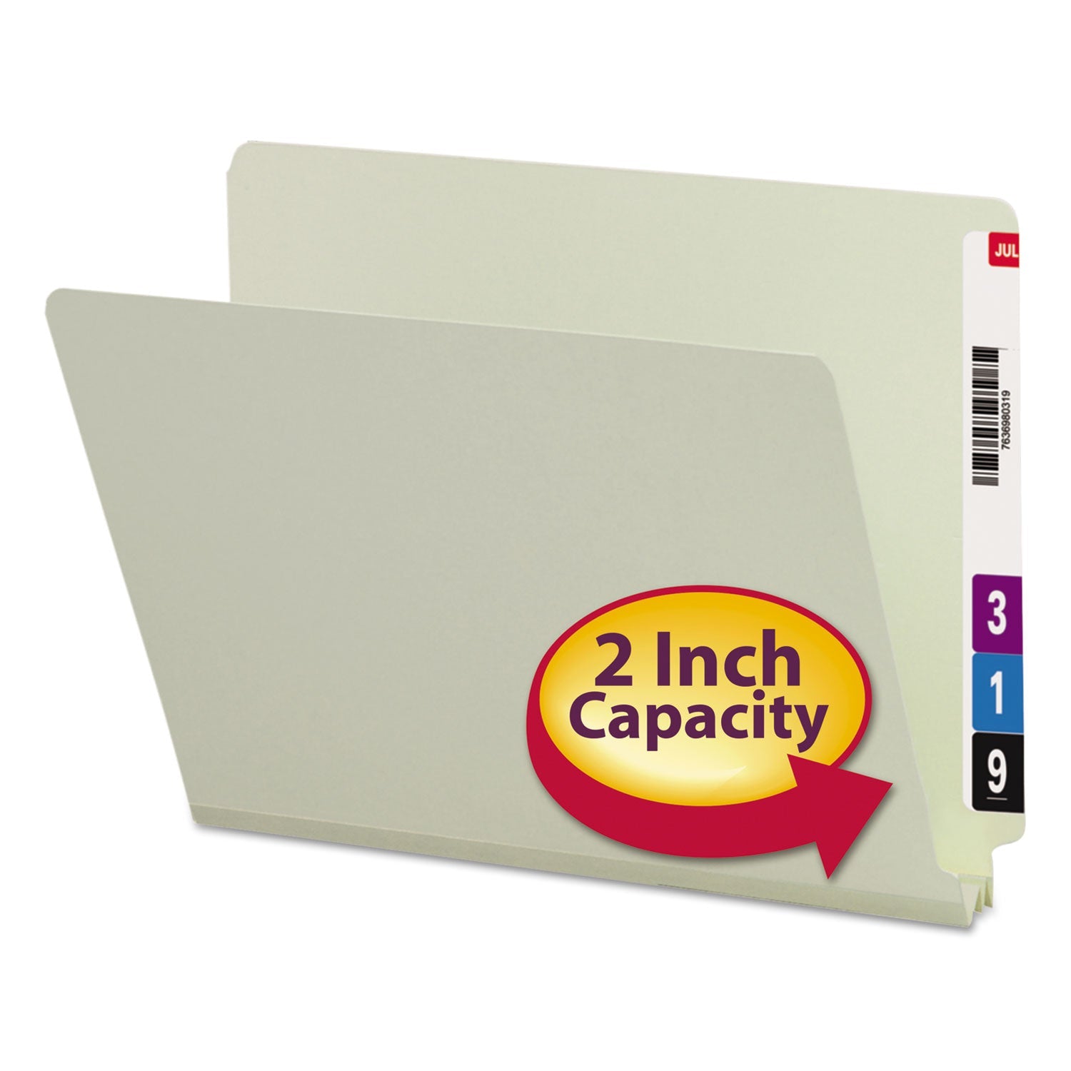 Recycled Pressboard End Tab Folders | 25/Box
