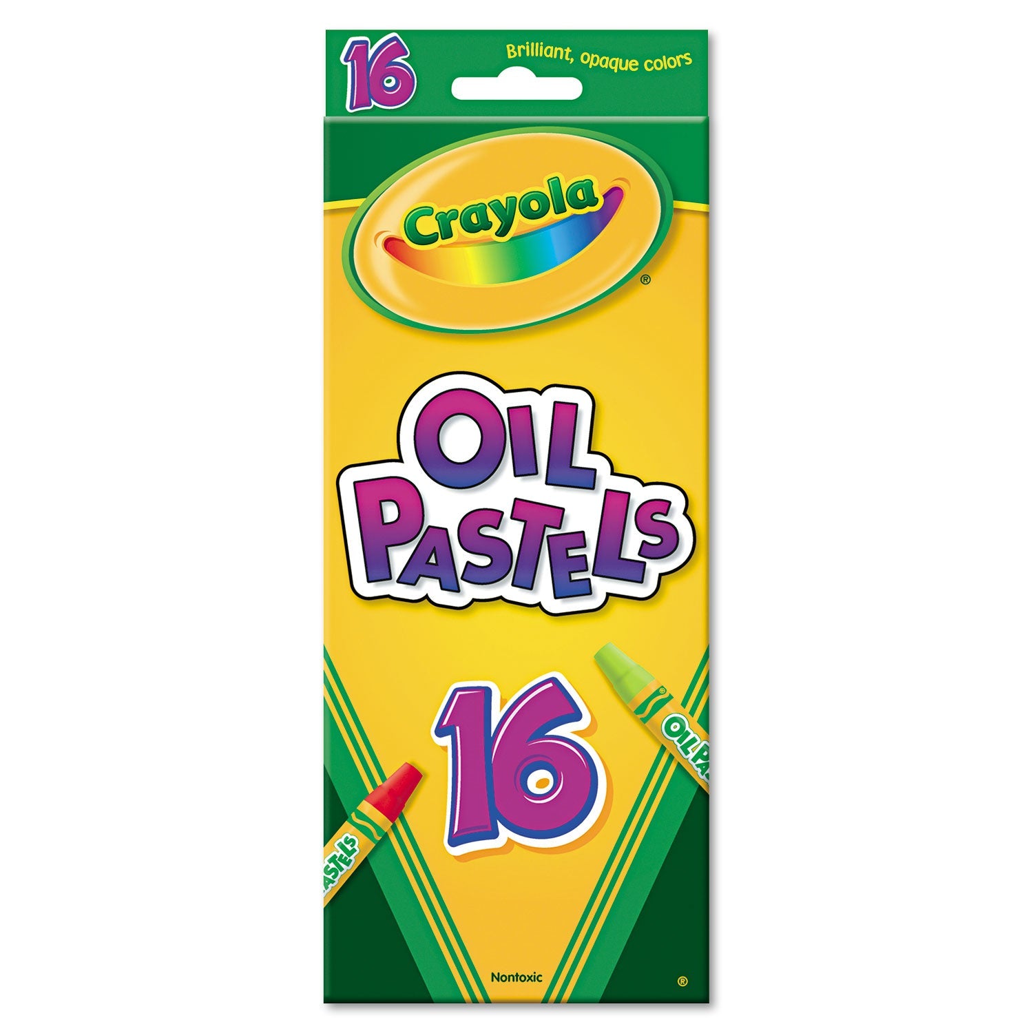 Crayola® Oil Pastels,16 Assorted Colors, 16/pack