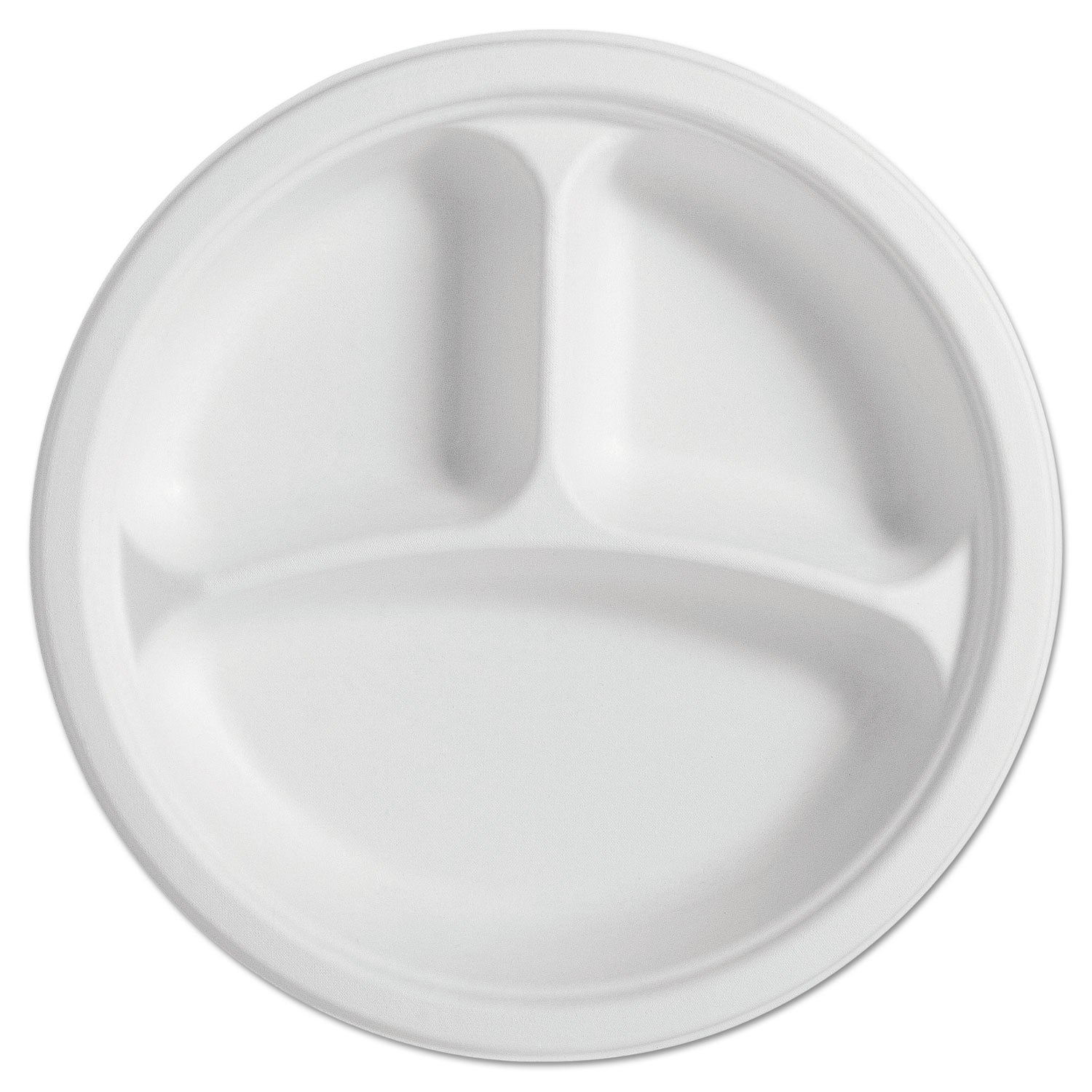 PaperPro Naturals 3-Compartment Plates