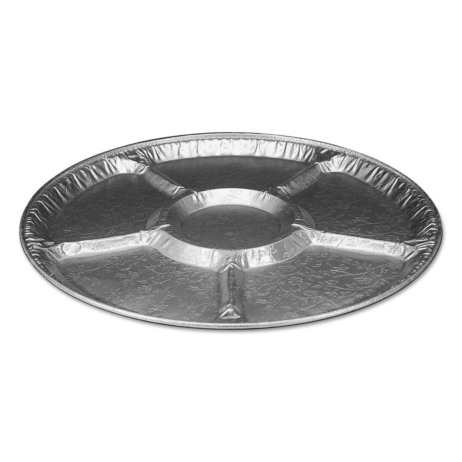 Aluminum Lazy Susan | 18" 6-Compartment Tray