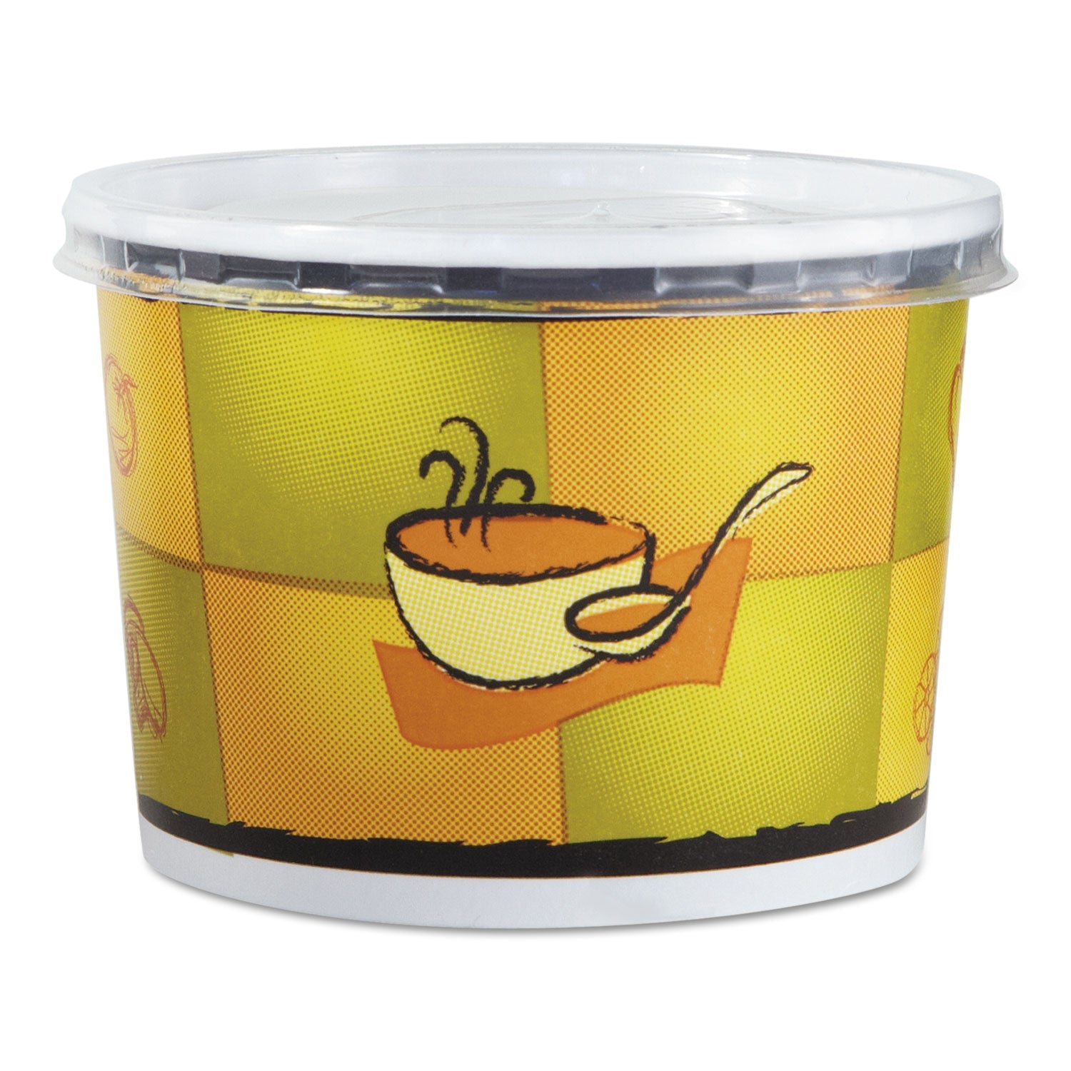 Streetside Squat Paper Food Container With Lid