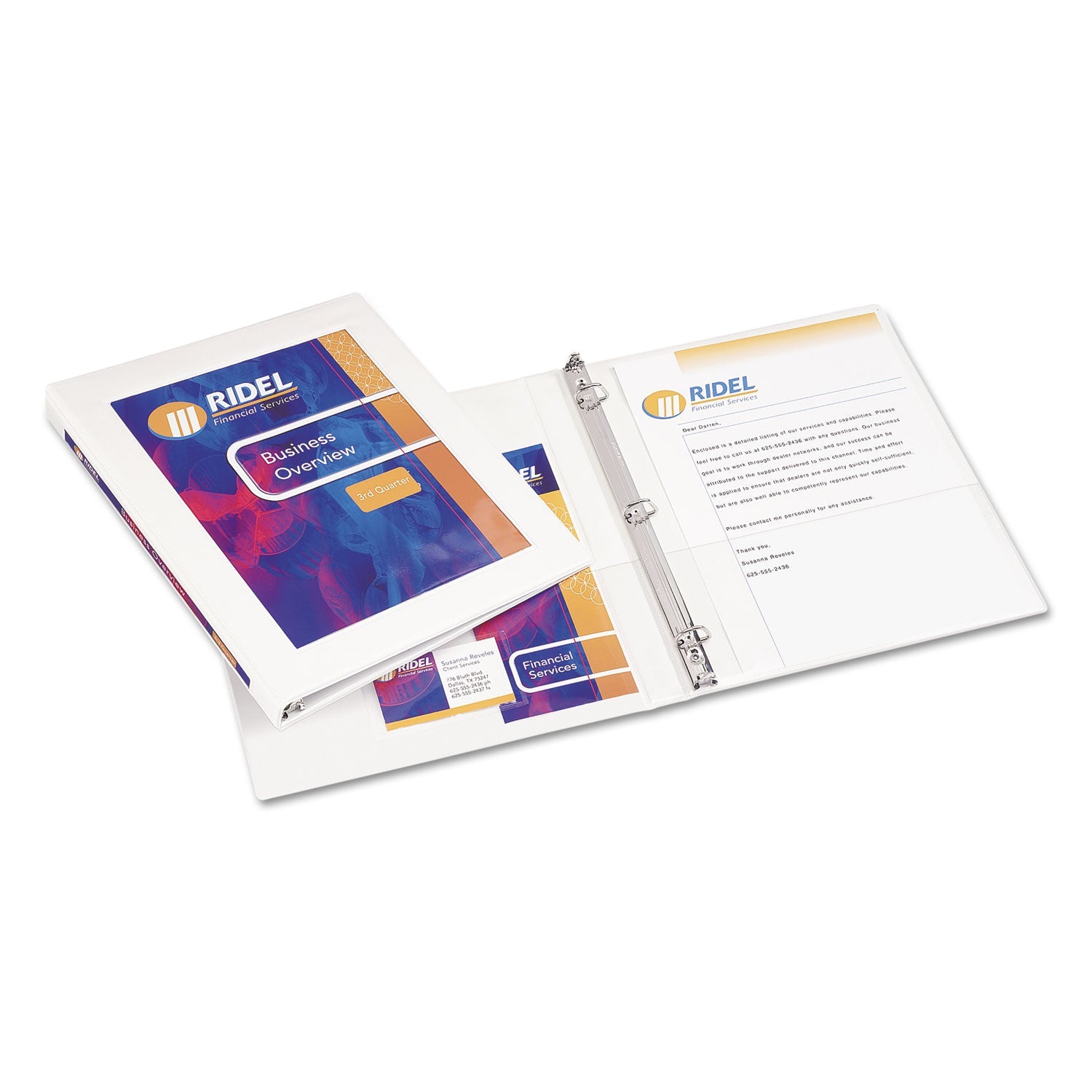 Framed View Heavy-Duty Binder | 0.5" | White
