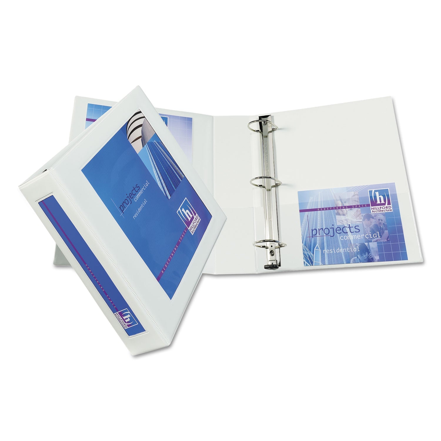 Framed View Heavy-Duty Binder | White | 2" Rings