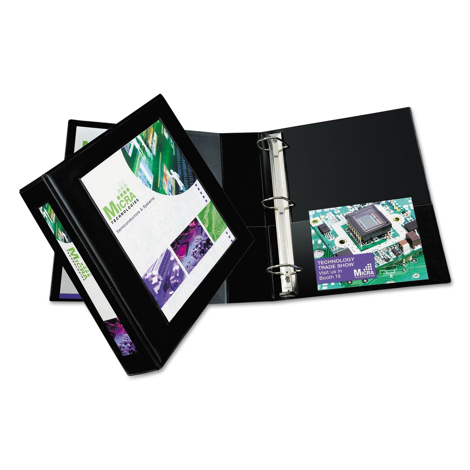 Framed View Heavy-Duty Binder | Black | 2" Rings