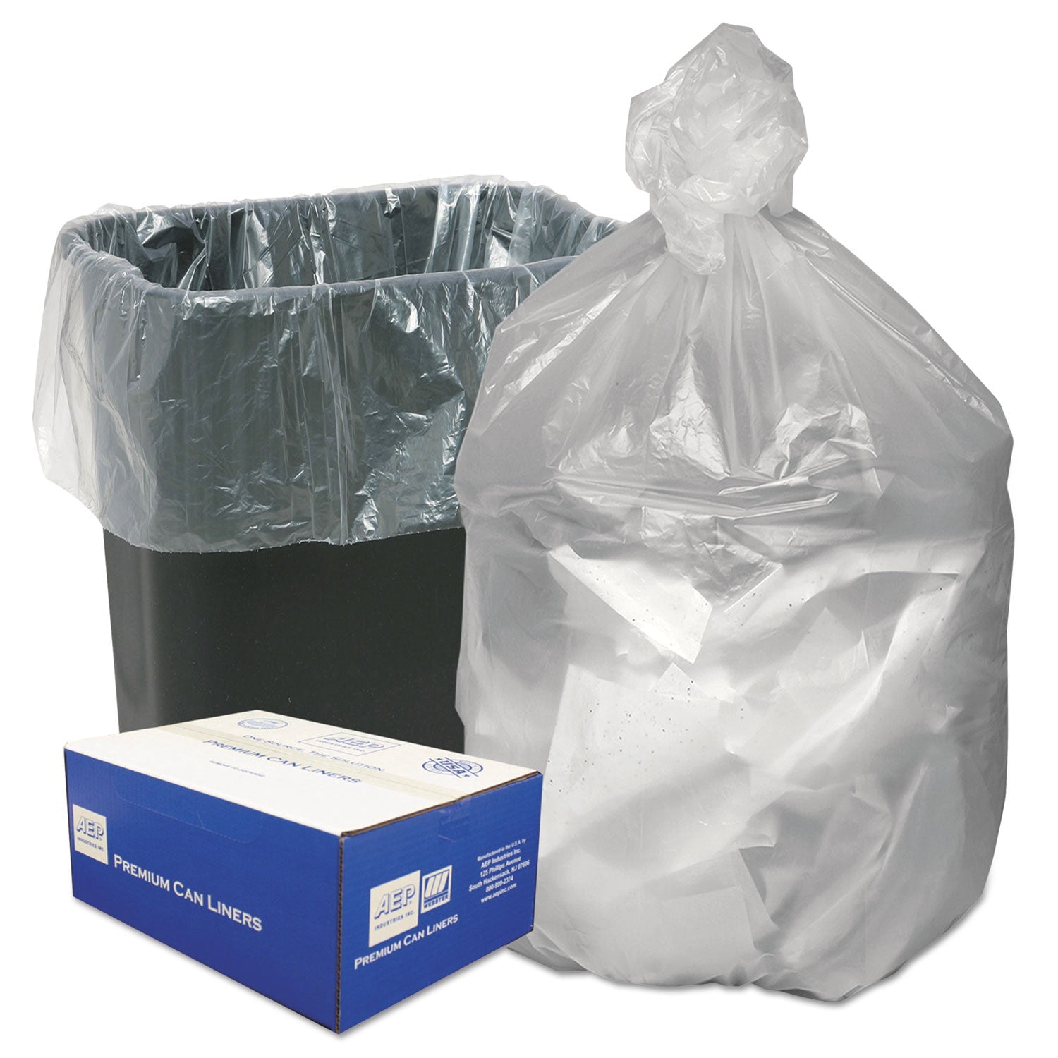 Ultra Plus Can Liners | 10 gal, Natural, 50-Roll