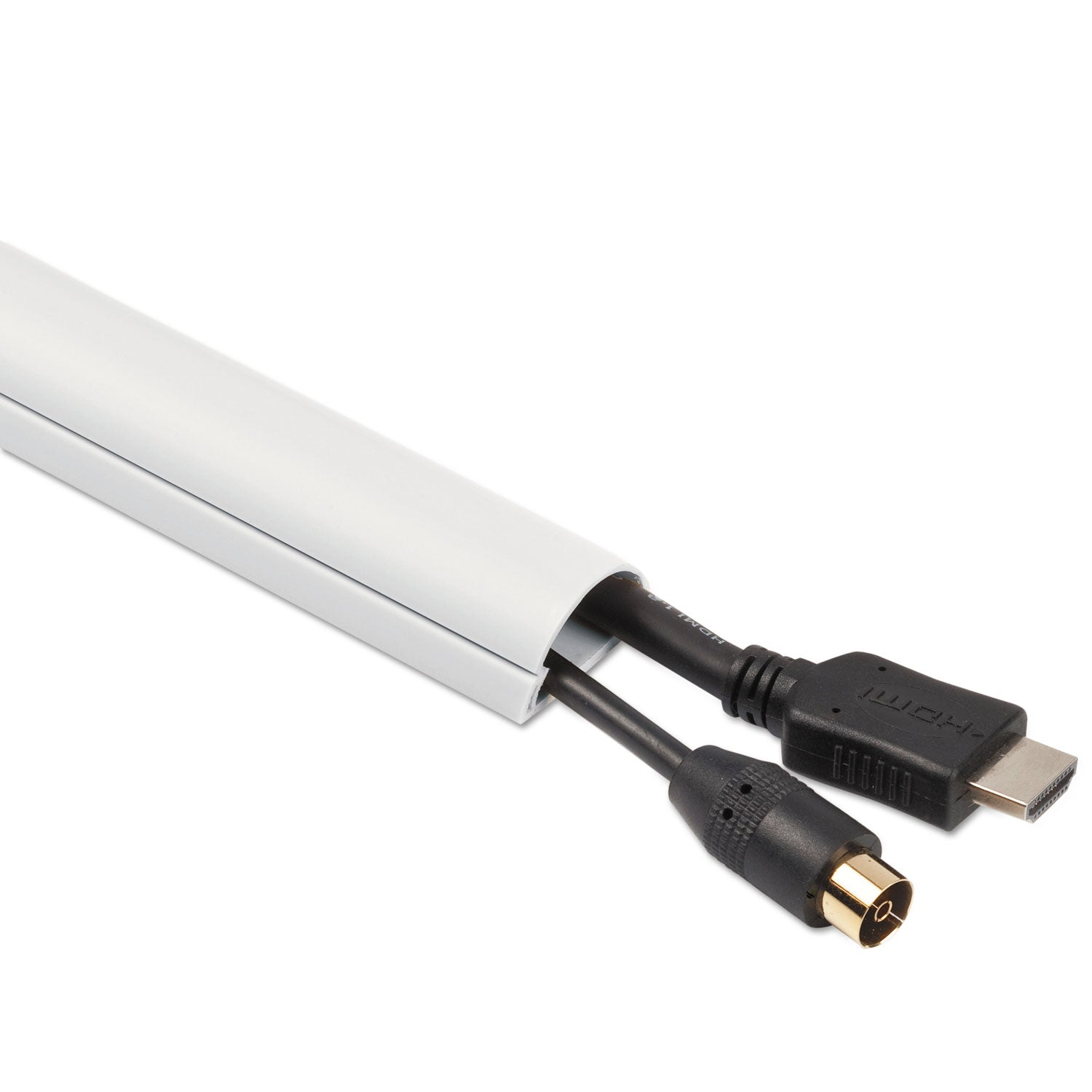 Decorative Mini Cord Cover | White