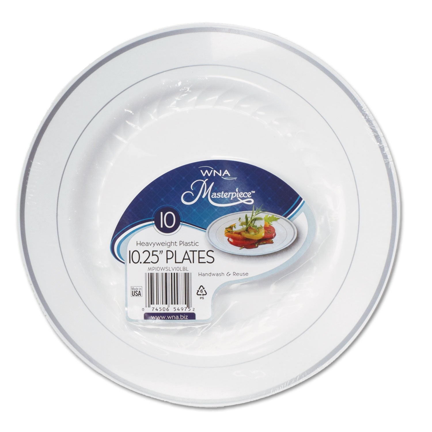 Masterpiece Plastic Dinnerware | 10.25" | 10-Pack