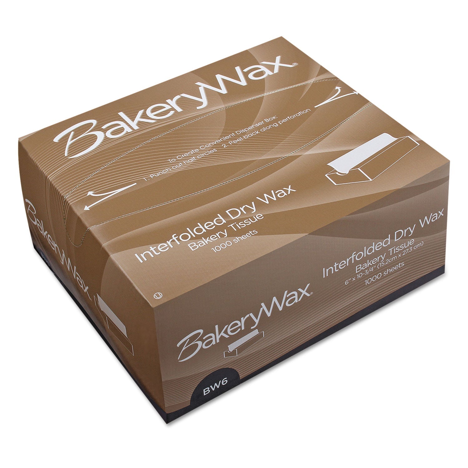 Interfolded Dry Wax Bakery Tissue | 10 Boxes/Ctn