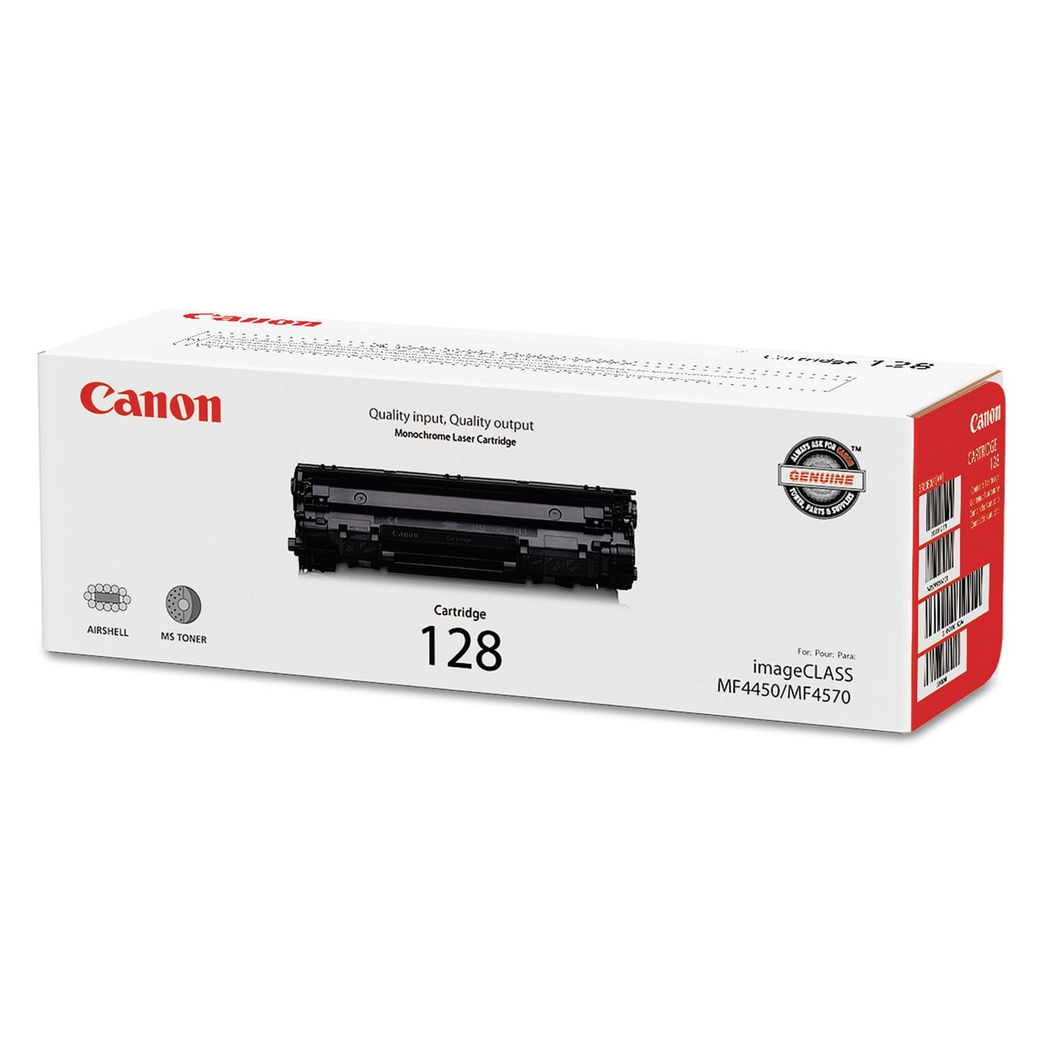 Canon® 3500b001 (128) Toner, 2,100 Page-Yield, Black