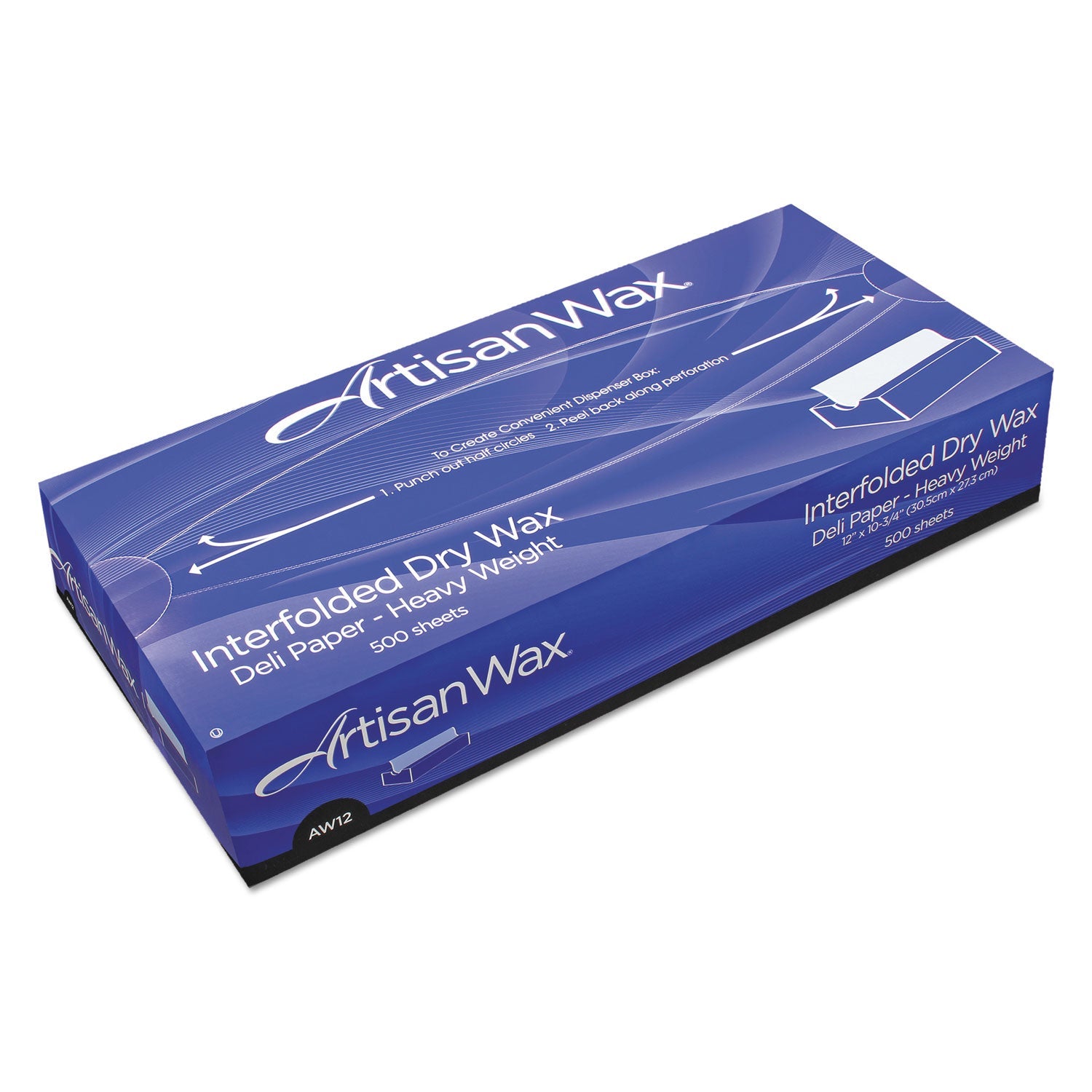 Artisanwax Interfolded Dry Wax Deli Paper | 12 Bx