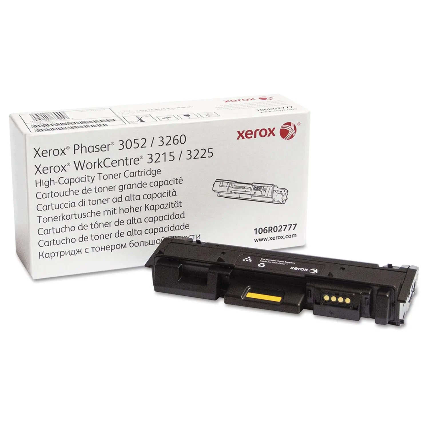 Xerox® 106r02777 High-Yield Toner, 3,000 Page-Yield, Black