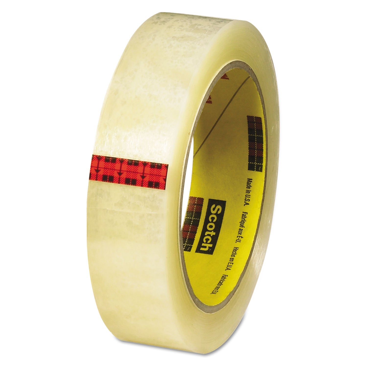 Scotch® Light-Duty Packaging Tape - High Clarity, 3" Core, 1" X 72 Yds, Transparent