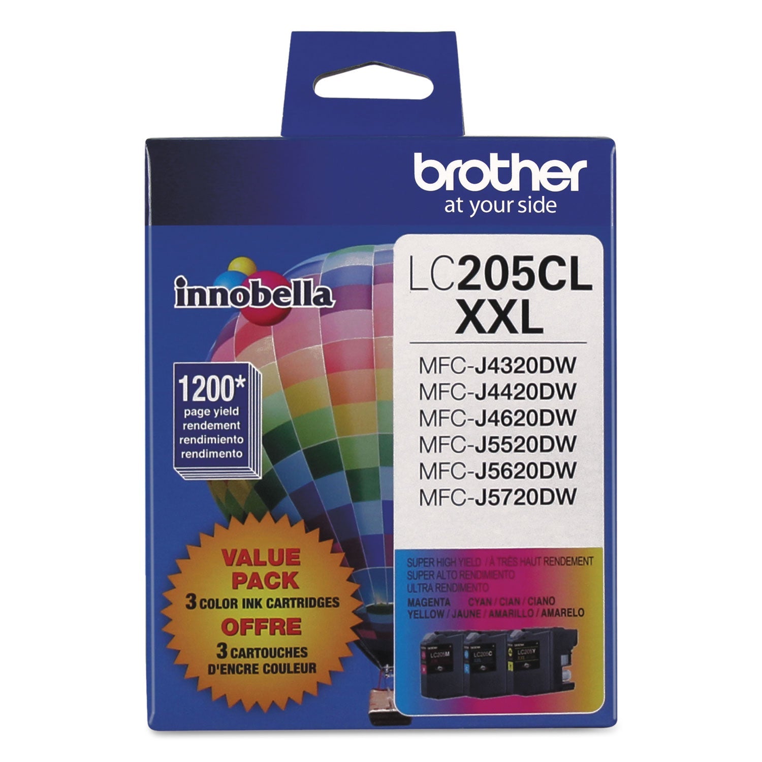 Innobella Super High-Yield Ink | CMY | 3-Pack