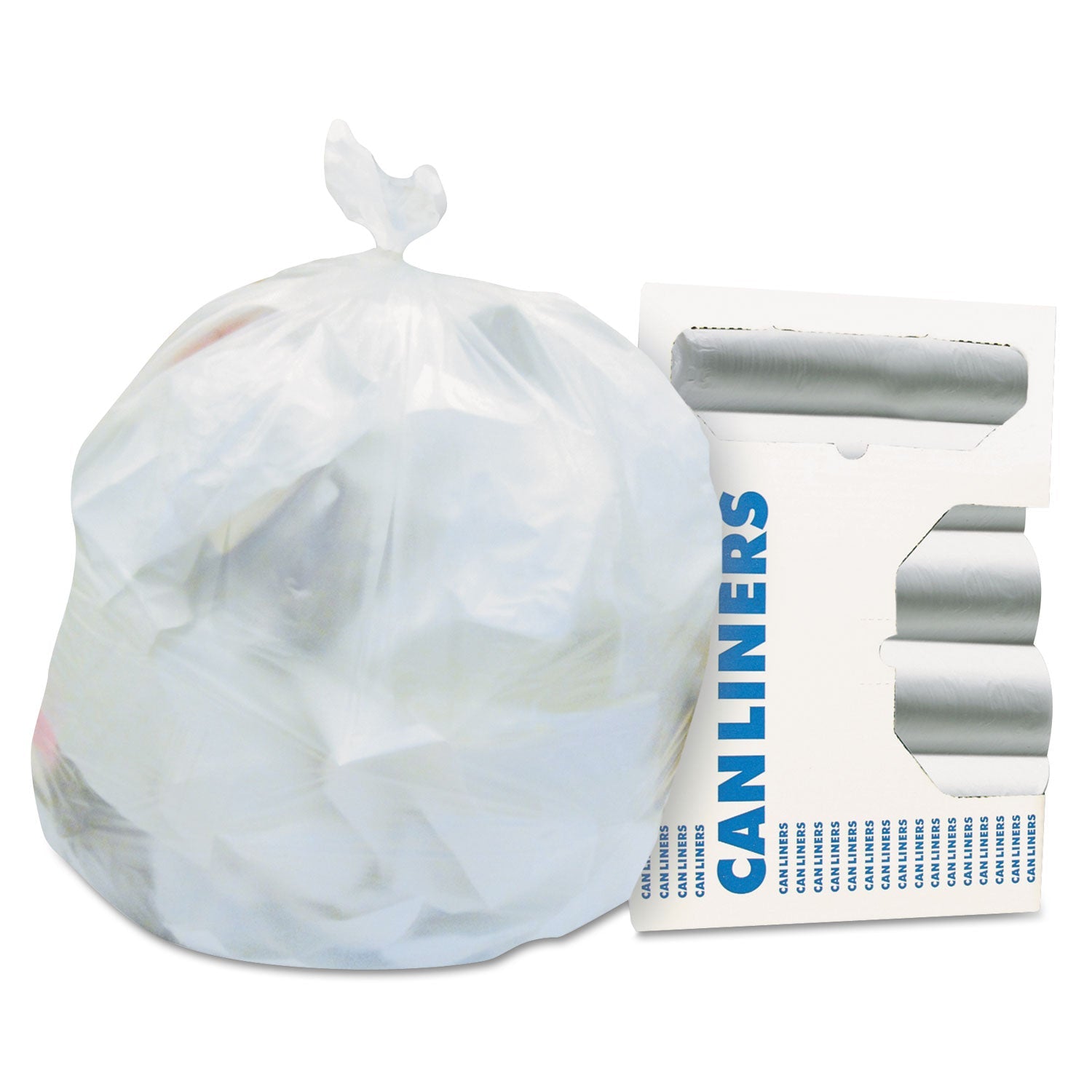 High-Density Waste Can Liners | 33 Gal Natural