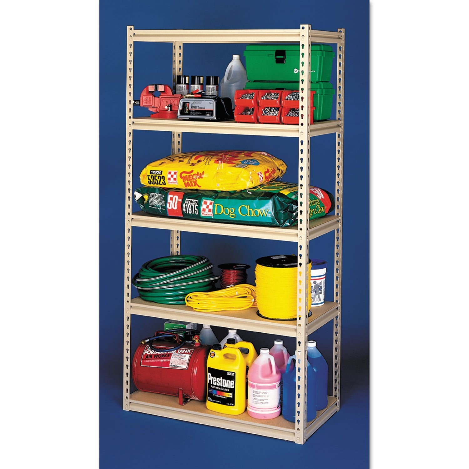 Stur-D-Stor Shelving | Tennsco Five-Shelf