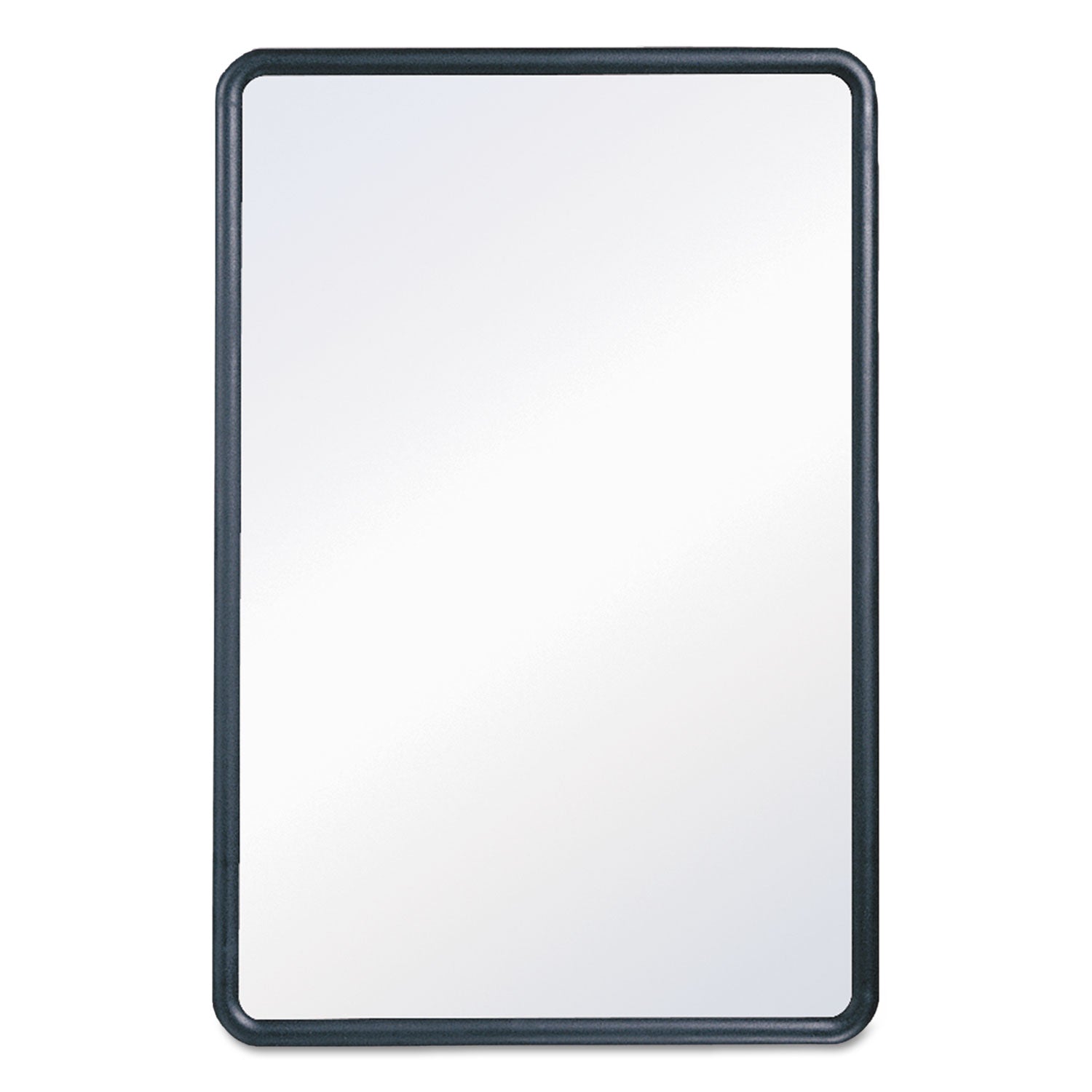 Quartet® Contour Dry Erase Board, 24" x 18", White Surface, Black Plastic Frame