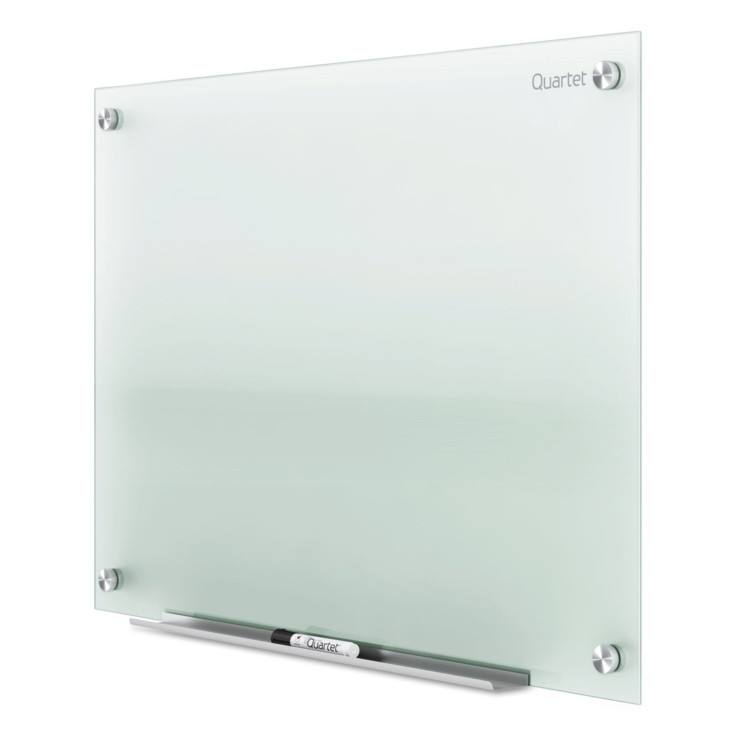 Quartet® Infinity Glass Marker Board, 48" x 36", Frost Surface