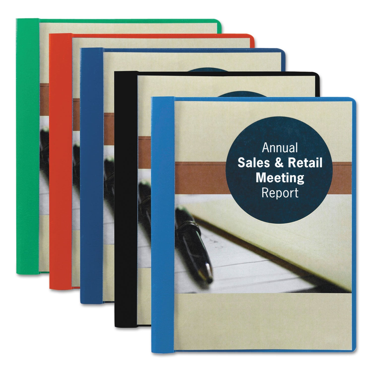 Clear Front Report Cover | Smead | Blue, 25/Box