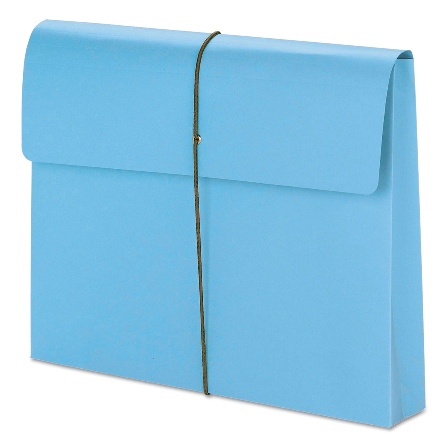 Expanding Wallet with Elastic Cord | Blue, 10/Box