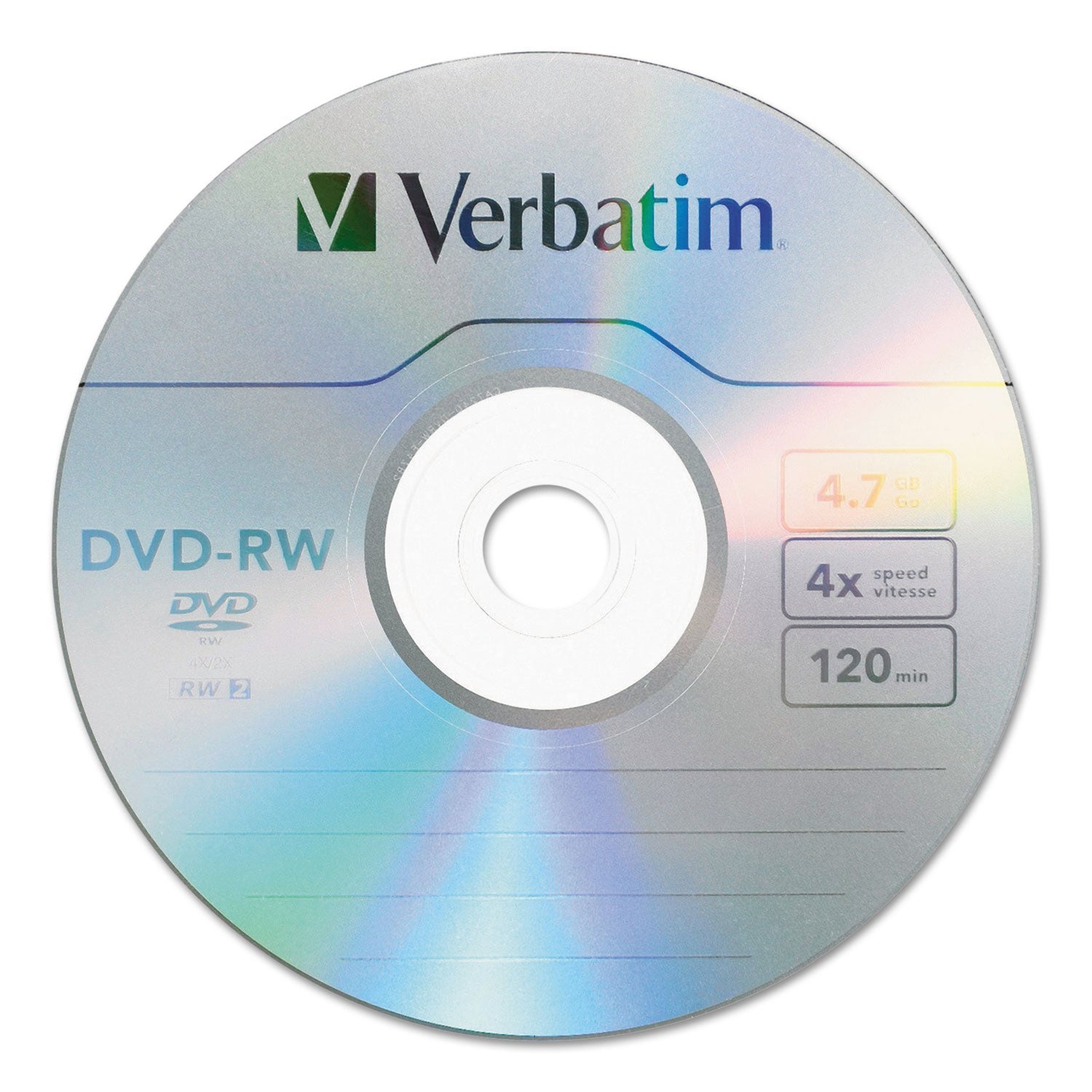 DVD-RW Rewritable Disc | 4.7GB, 4x, 30/Pack