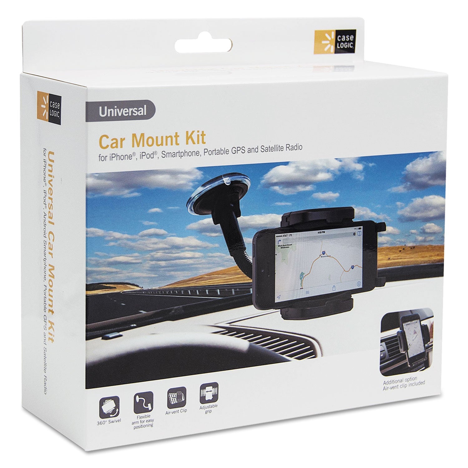 Case Logic® Car Mount, Black - Bloom Skins