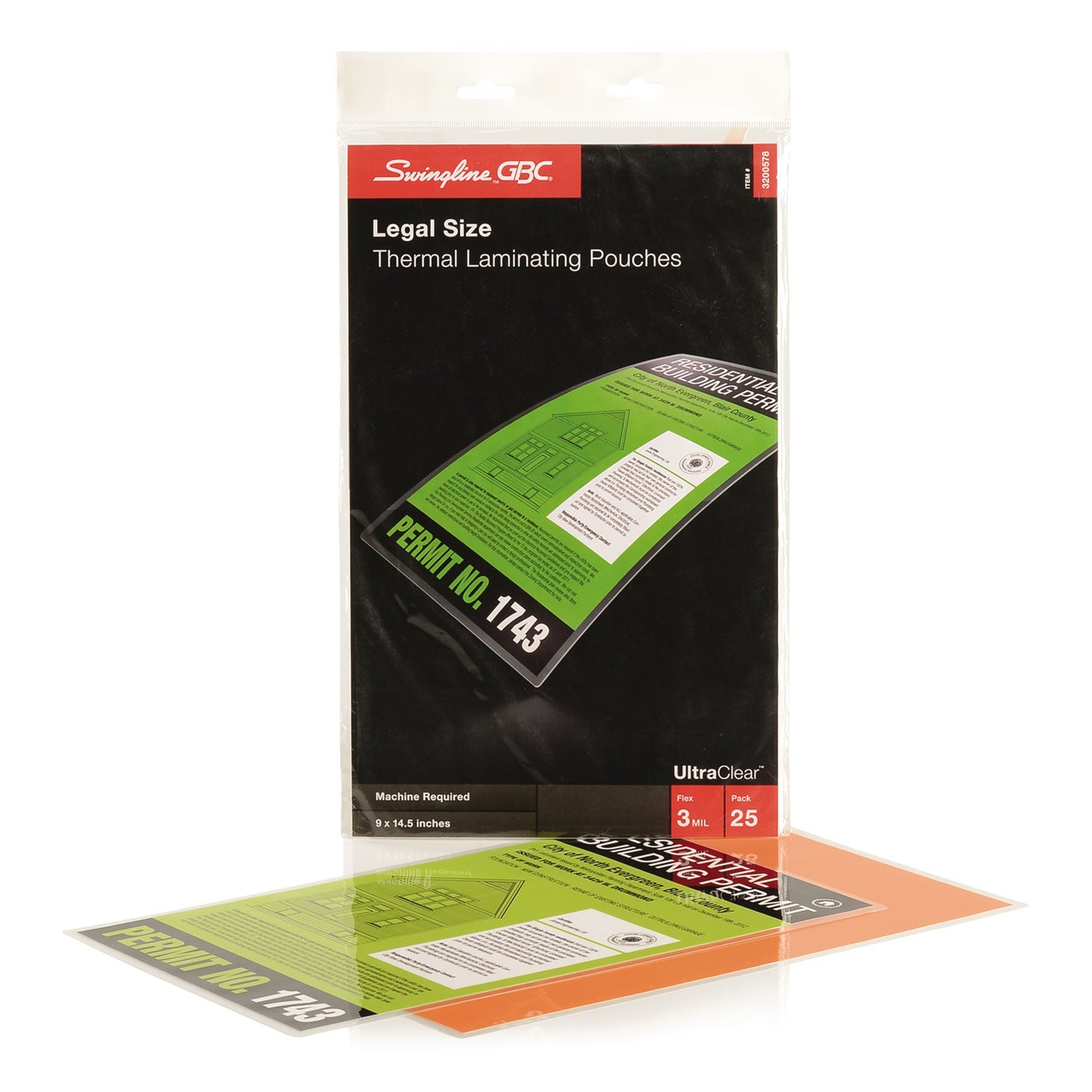 Ultraclear Thermal Laminating Pouches | 3 Mil 25-Pk