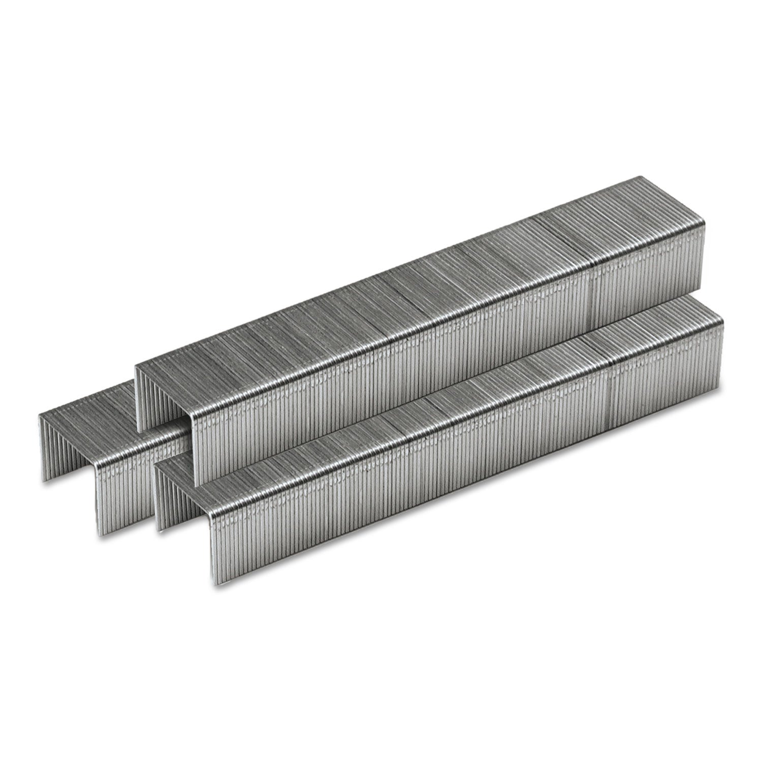 Swingline® Optima High-Capacity Staples, 0.38" Leg, 0.5" Crown, Steel, 125/Strip, 20 Strips/Box