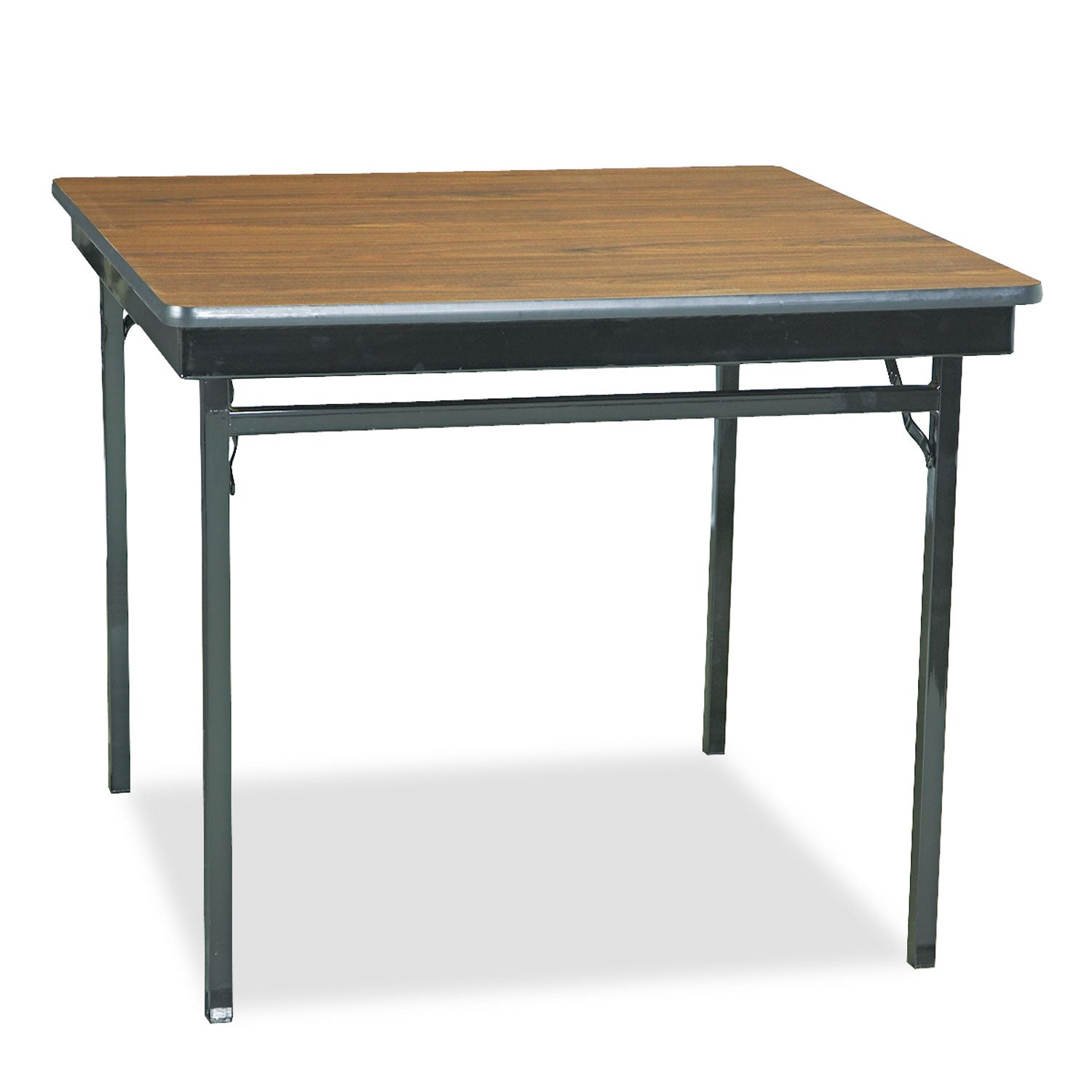 Barricks Special Size Folding Table | 36x36 Walnut