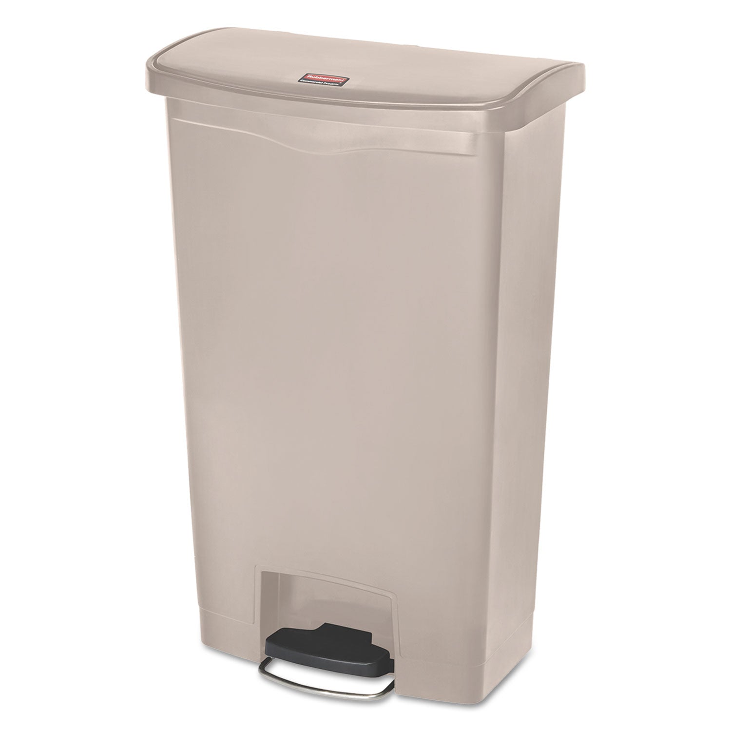 Resin Step-On Container | 18 Gal, Beige