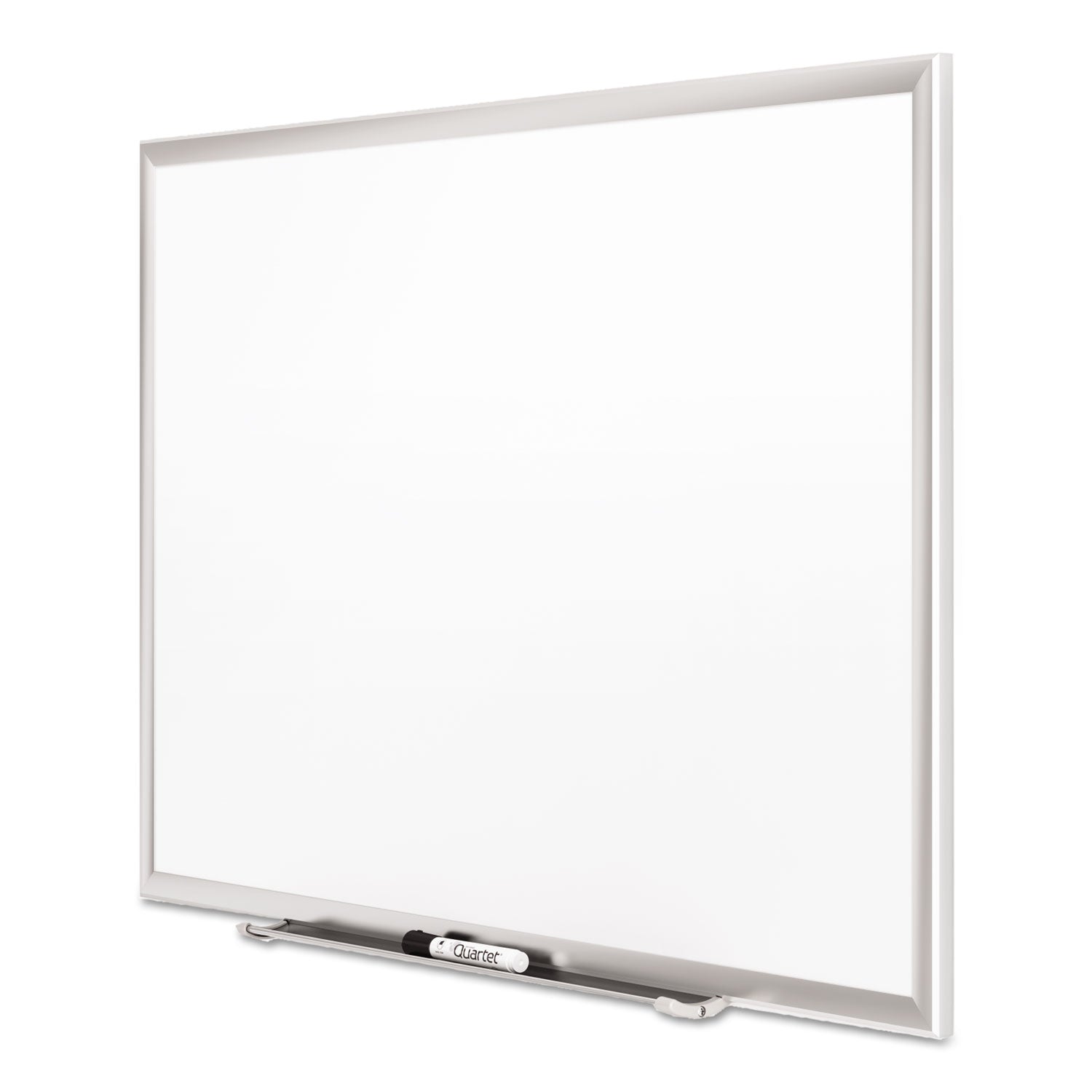 Quartet® Classic Series Porcelain Magnetic Dry Erase Board, 96" x 48", White Surface, Satin Aluminum Frame