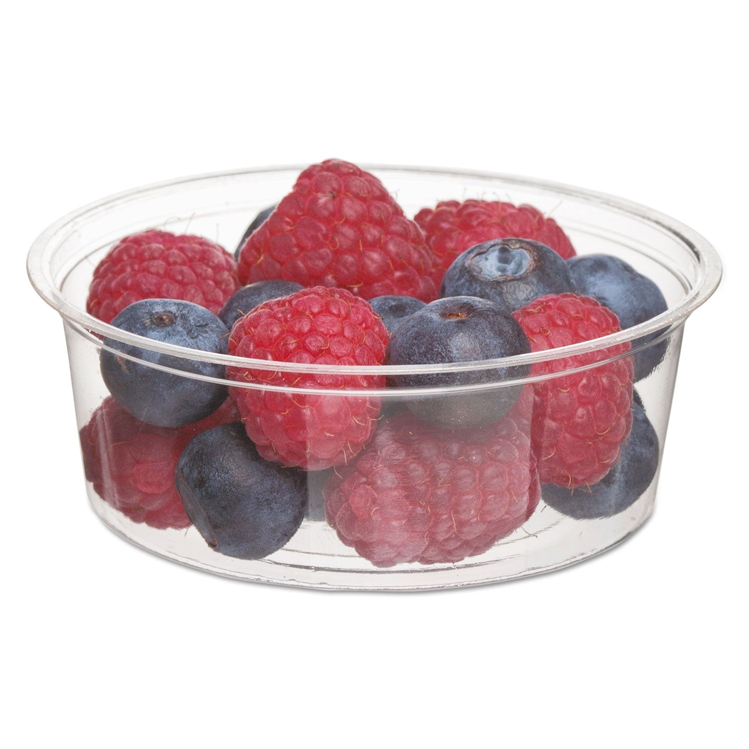 Eco-Products® Renewable and Compostable Portion Cups, 2 oz, Plastic, Clear, 100/Pack, 20 Packs/Carton