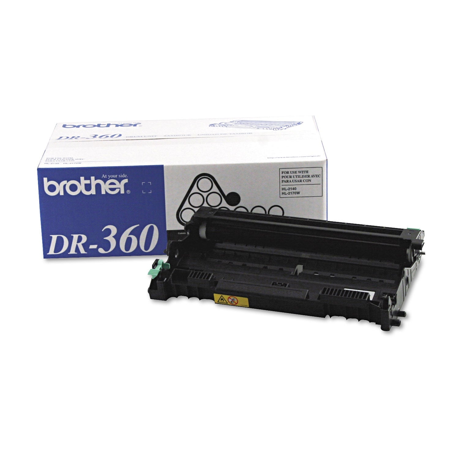 Brother Dr360 Drum Unit, 12,000 Page-Yield, Black