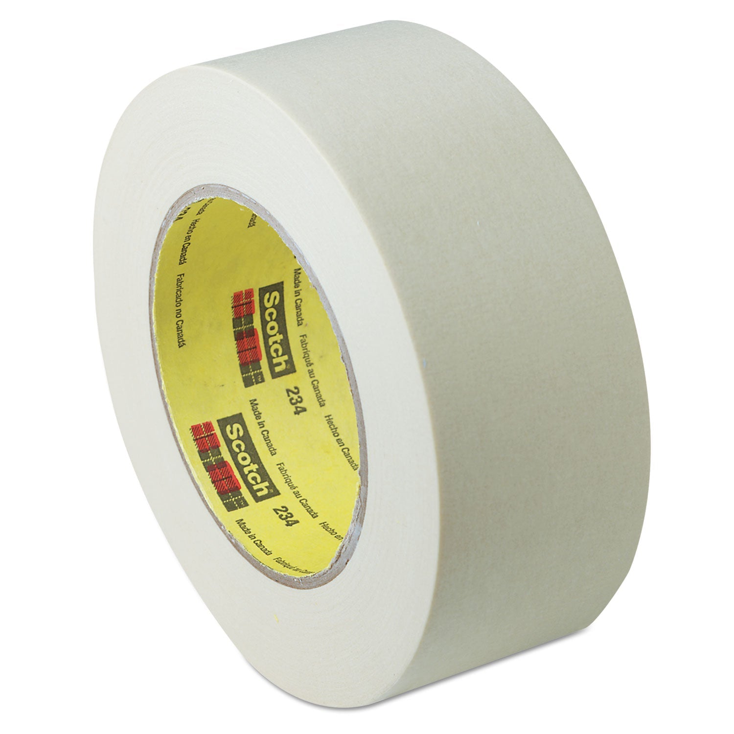 Scotch® General Purpose Masking Tape 234, 3" Core, 48 Mm X 55 M, Tan