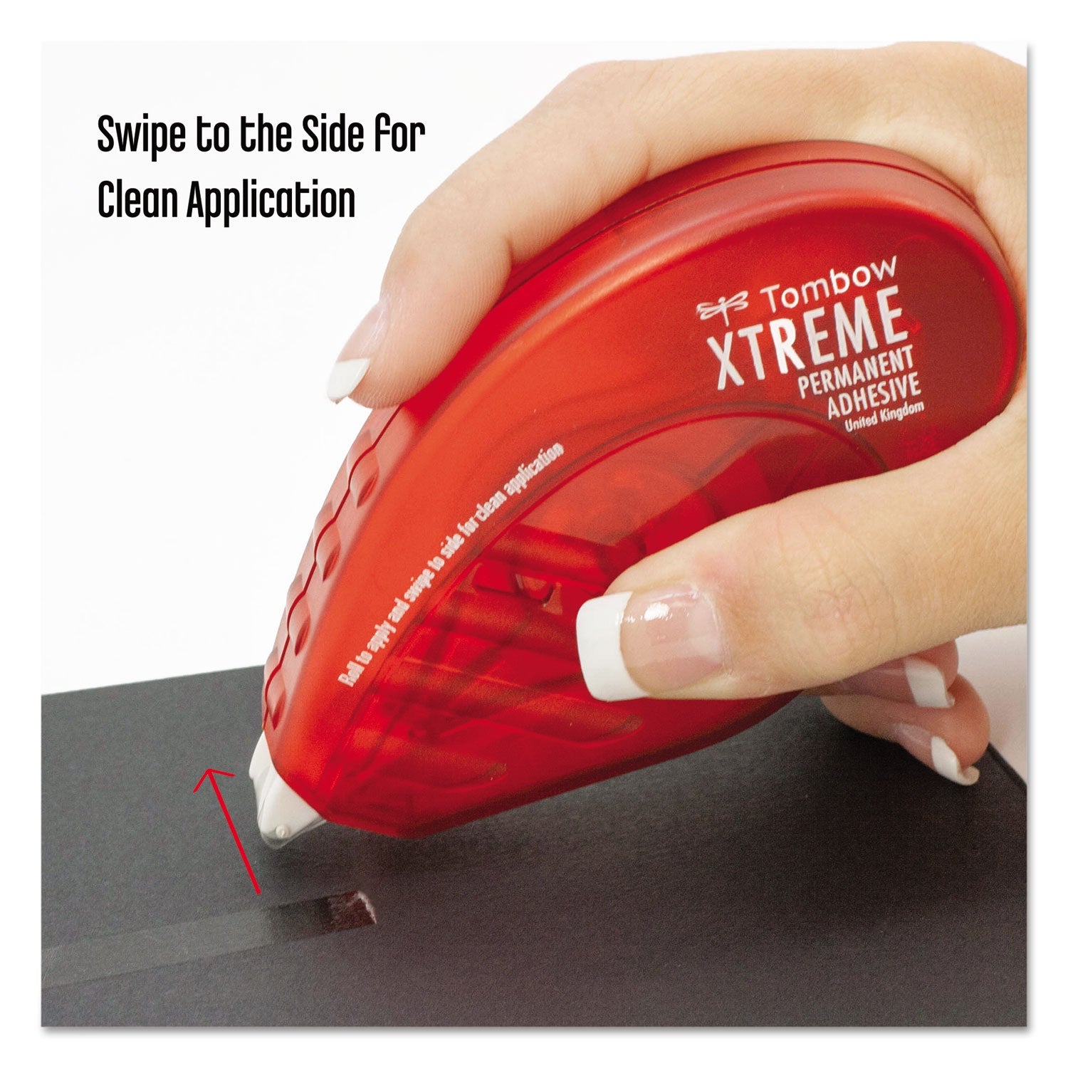 Tombow® High Performance Adhesive Tape Runner, 0.33" X 39.33 Ft, Dries Clear