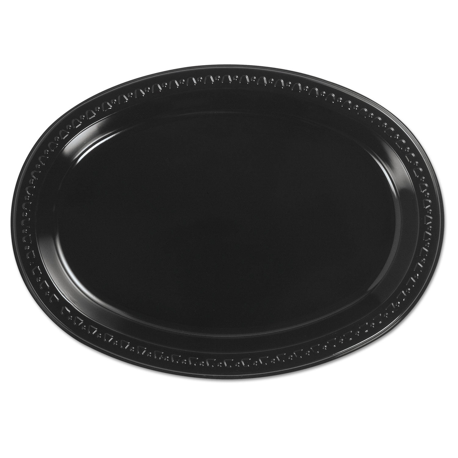 Heavyweight Plastic Platters | Black
