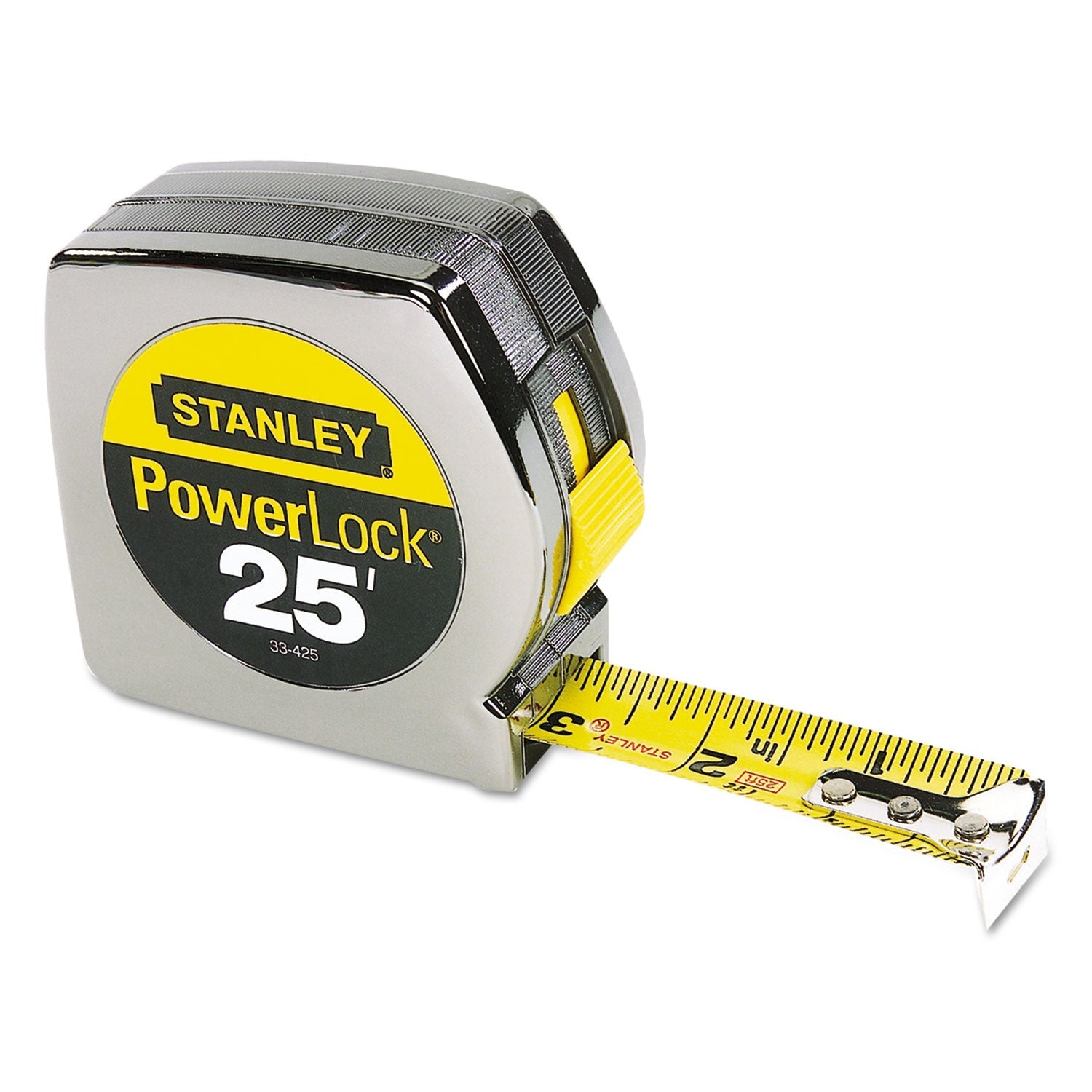 Powerlock II Power Return Rule | 1"x25', Chrome