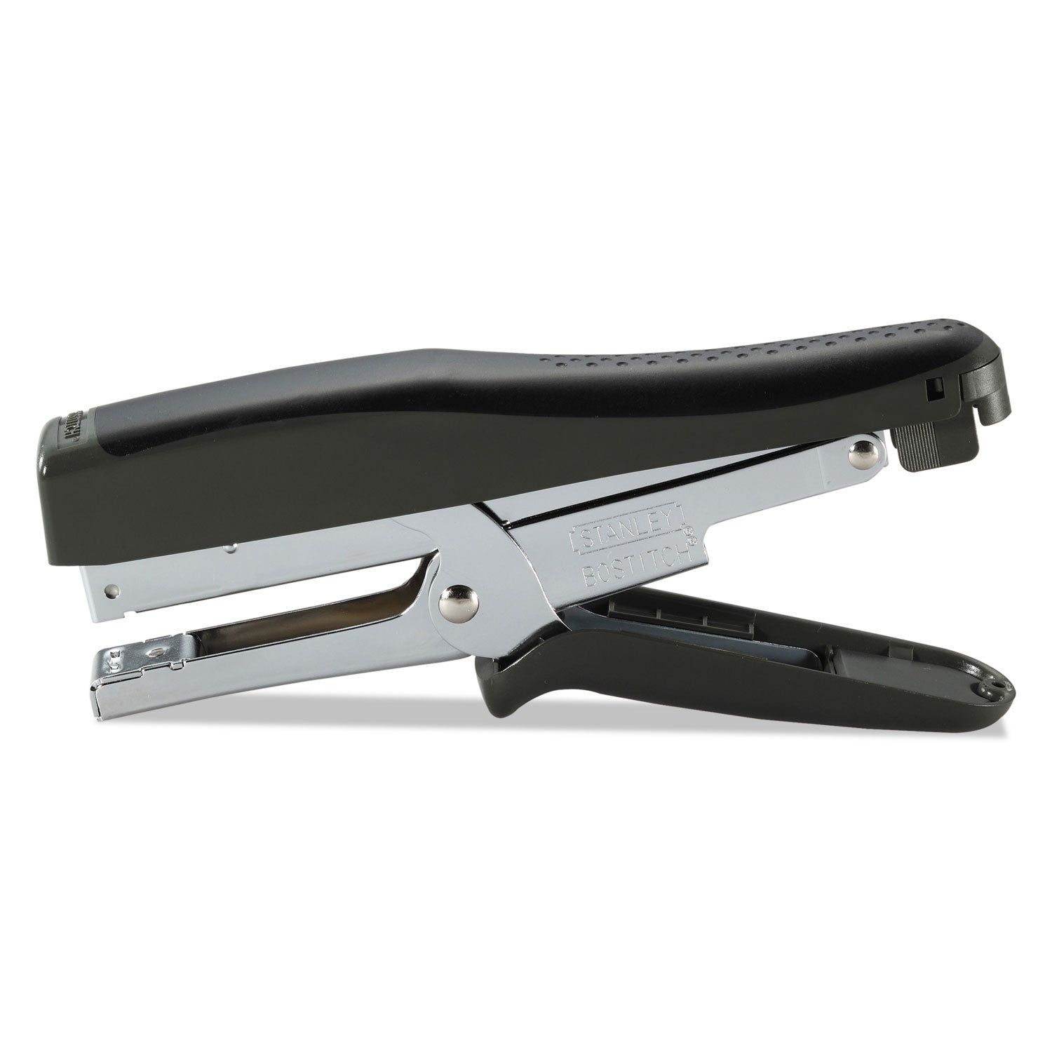 Bostitch® B8 Xtreme Duty Plier Stapler, 45-Sheet Capacity, 0.25" To 0.38" Staples, 2.5" Throat, Black/charcoal Gray