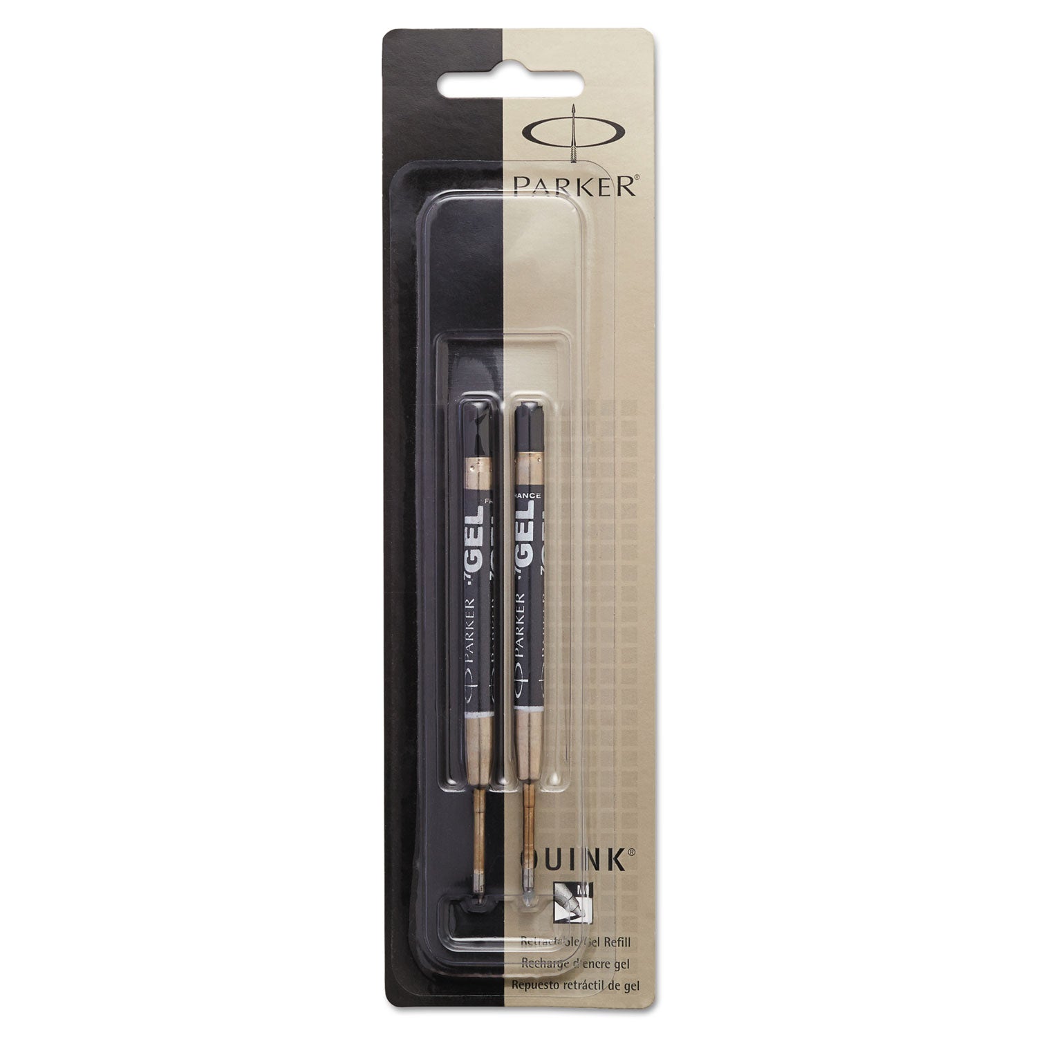 Parker Retractable Gel Ink Pen Refill | Black 2-Pk