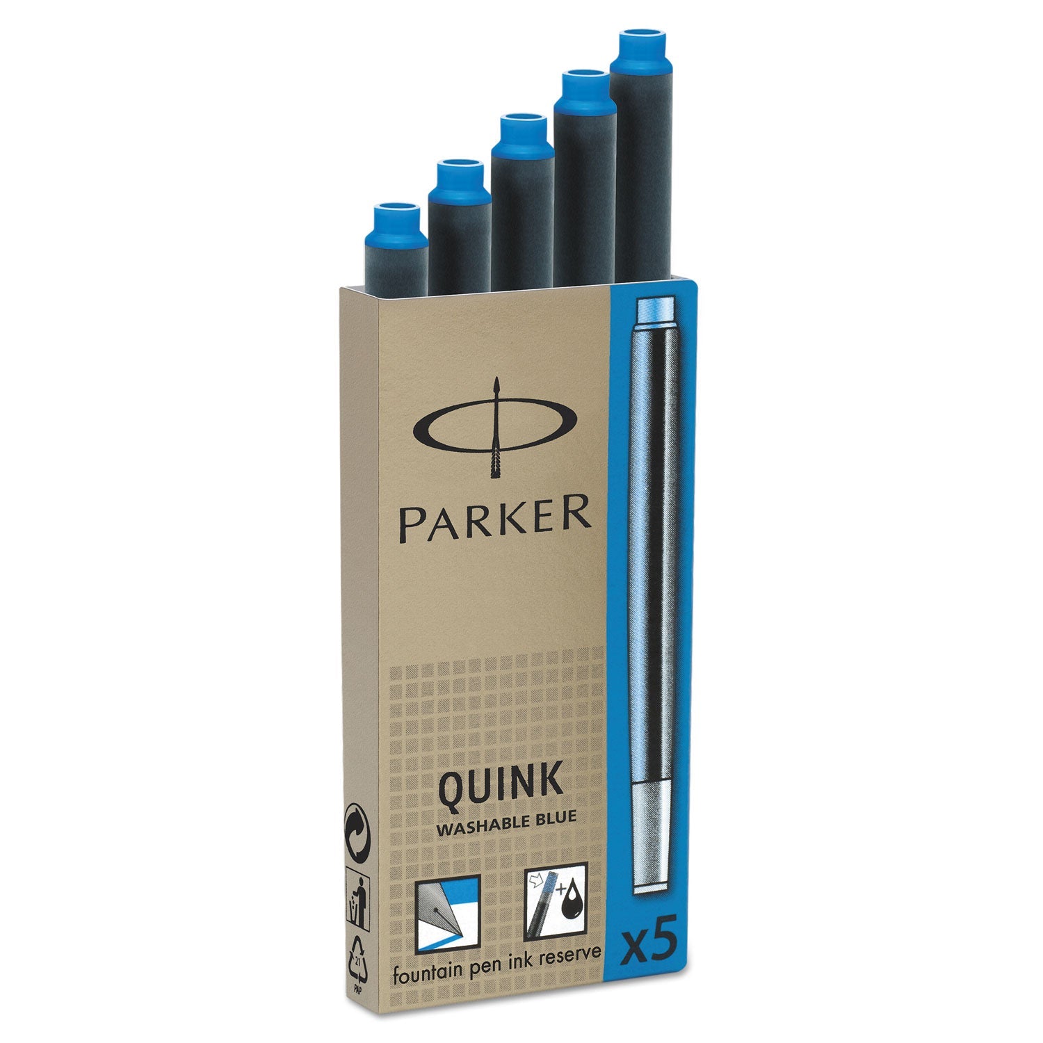 Parker Fountain Pen Refill Cartridge | Blue Ink