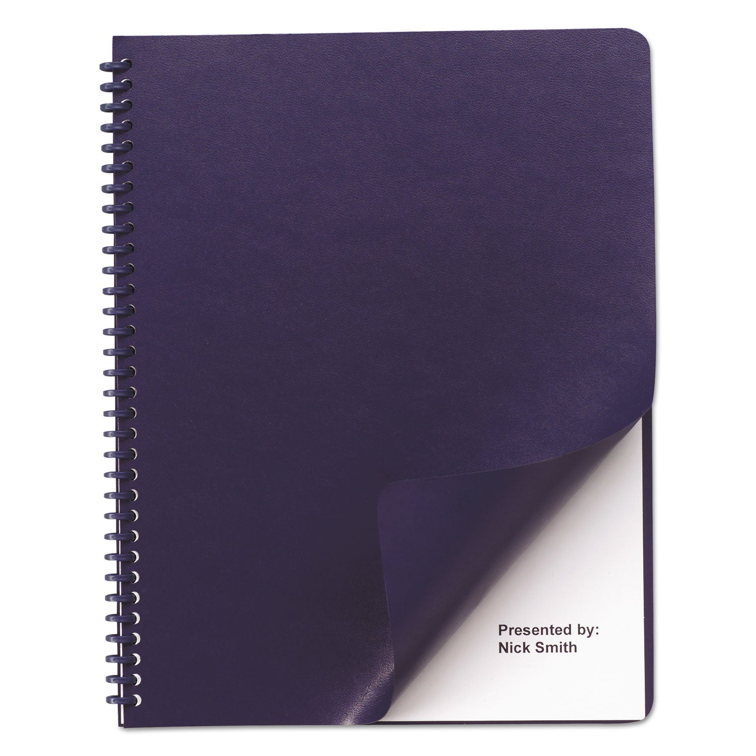 Leather-Look Presentation Covers | Navy | 100 Sets