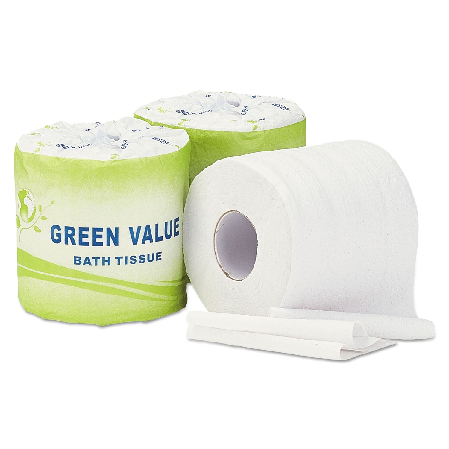 GEN Standard Bath Tissue, Septic Safe, 2-Ply, White, 420 Sheets/Roll, 96 Rolls/Carton