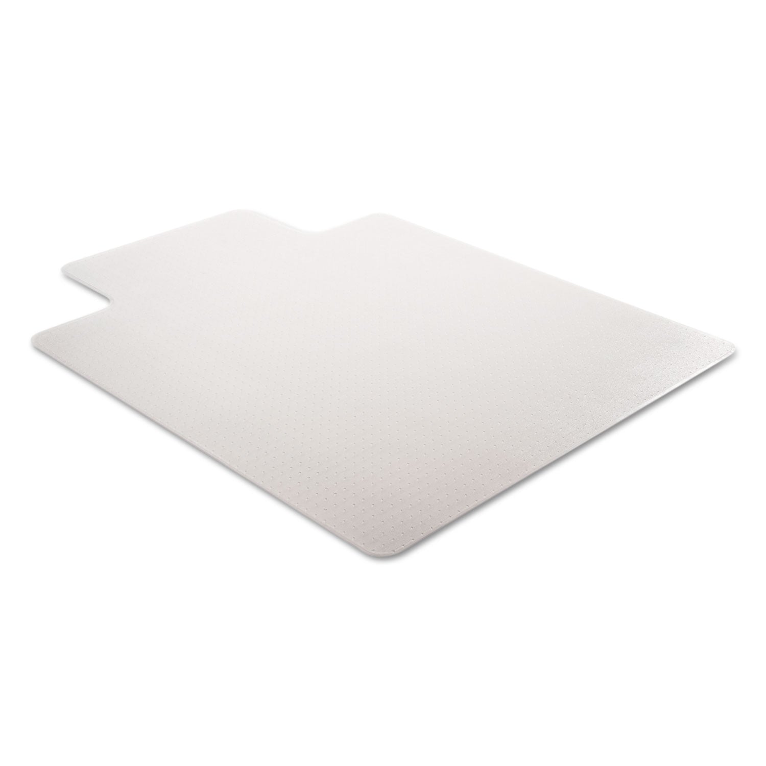 deflecto® Duramat Moderate Use Chair Mat For Low Pile Carpet, 45 X 53, Wide Lipped, Clear