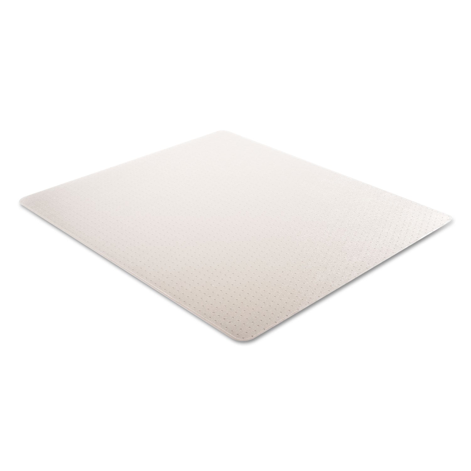 deflecto® Duramat Moderate Use Chair Mat, Low Pile Carpet, Flat, 46 X 60, Rectangle, Clear