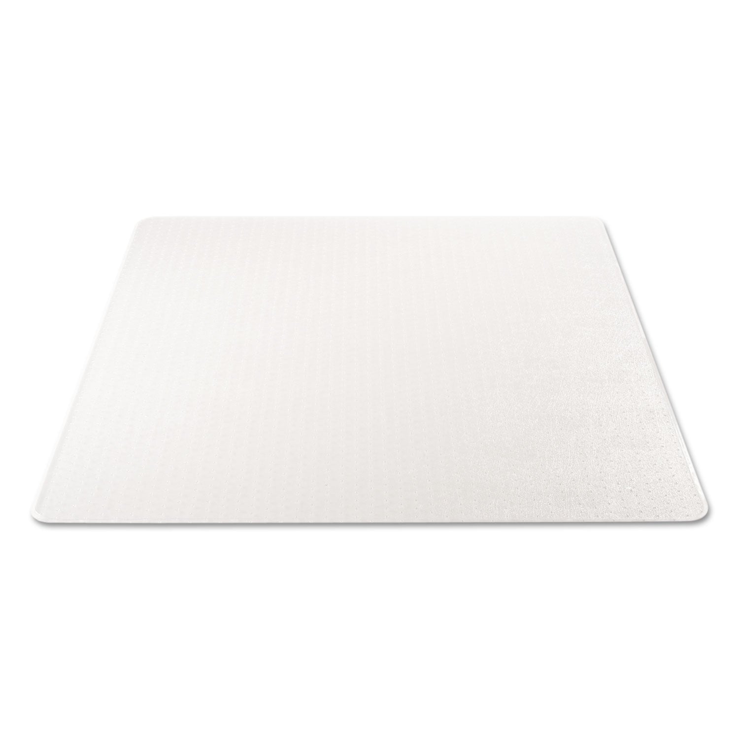 deflecto® Duramat Moderate Use Chair Mat, Low Pile Carpet, Flat, 46 X 60, Rectangle, Clear