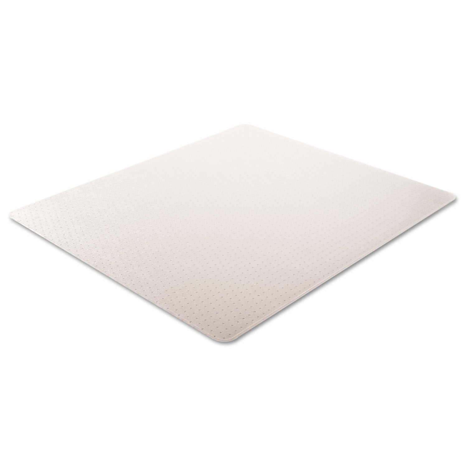 deflecto® Duramat Moderate Use Chair Mat, Low Pile Carpet, Flat, 46 X 60, Rectangle, Clear