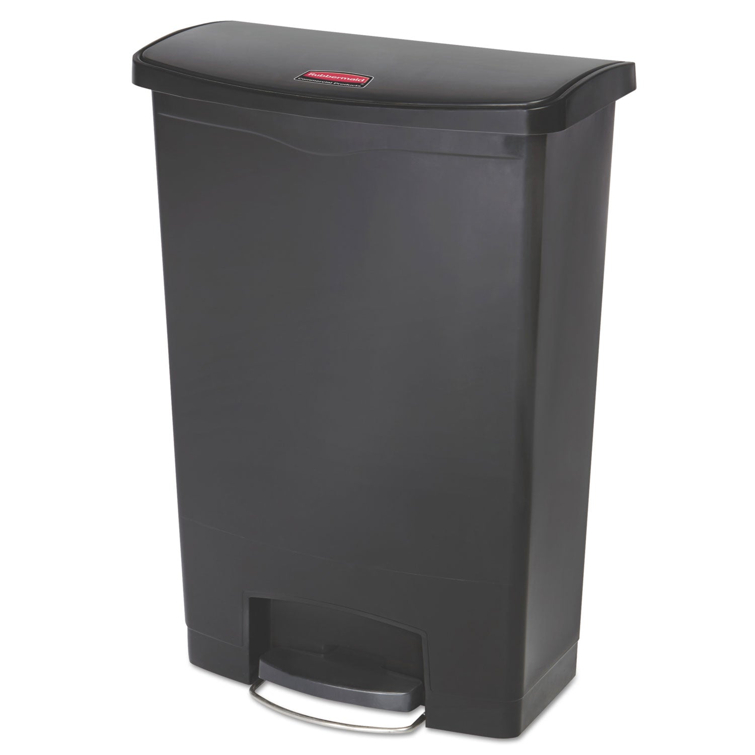 Resin Step-On Container | 24 Gal, Black