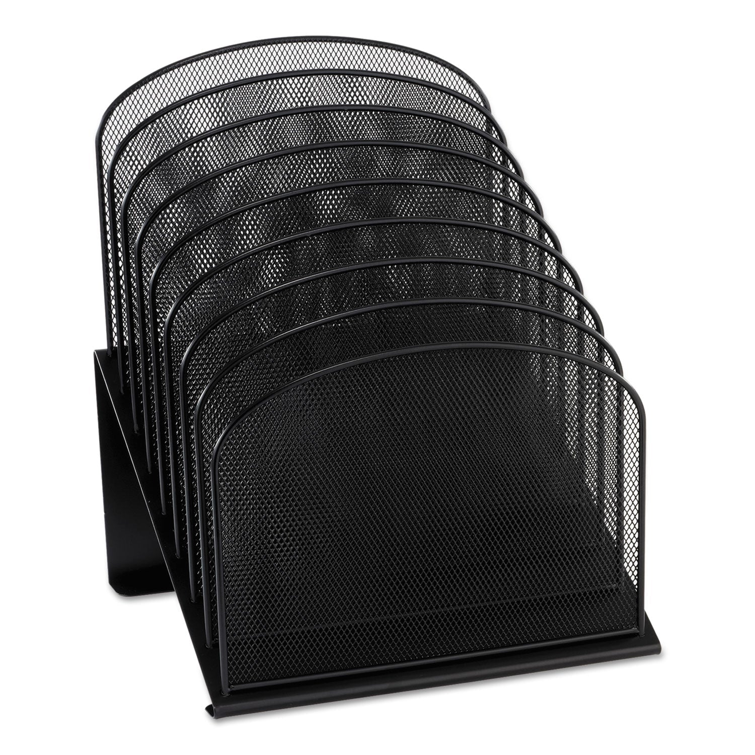 Onyx Mesh Desk Organizer | Tiered, 8 Sections