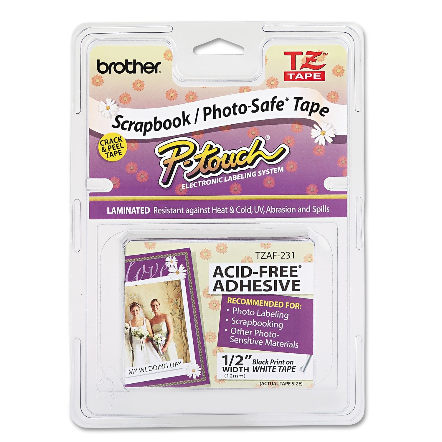 Brother P-Touch Tz Photo-Safe Tape Cartridge