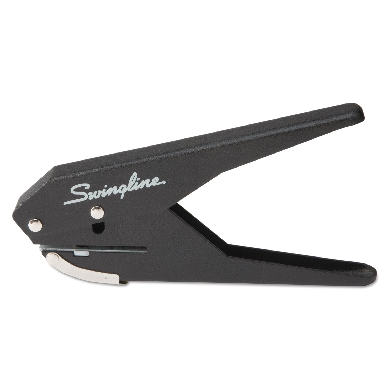 Swingline® 20-Sheet Low Force One-Hole Punch, 9/32" Holes, Black